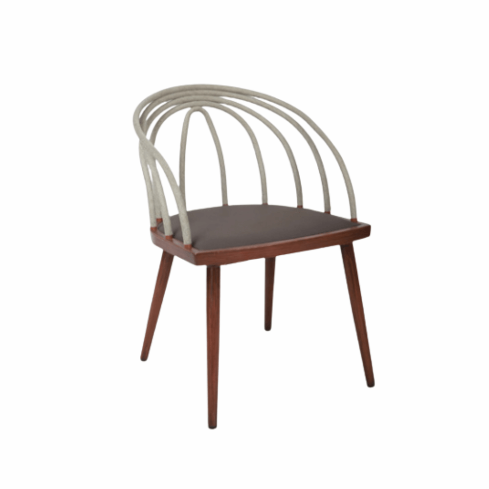 เก้าอี้สนาม QUALITY LIVING ASIA สีน้ำตาล_0